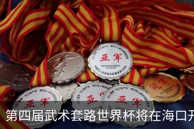 第四届武术套路世界杯将在海口开赛 30多个国家和地区人员参赛